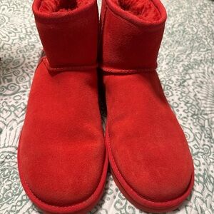 Red Ugg boots